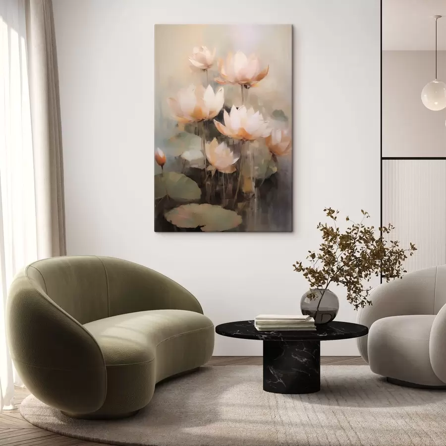 murales de pared Nenúfares flores s43482