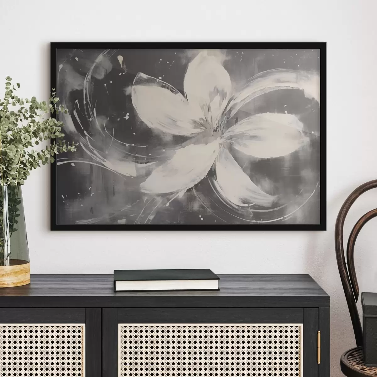 Poster Flor abstracta grande f43222