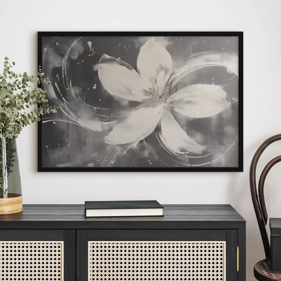 murales de pared Flor abstracta grande f43222