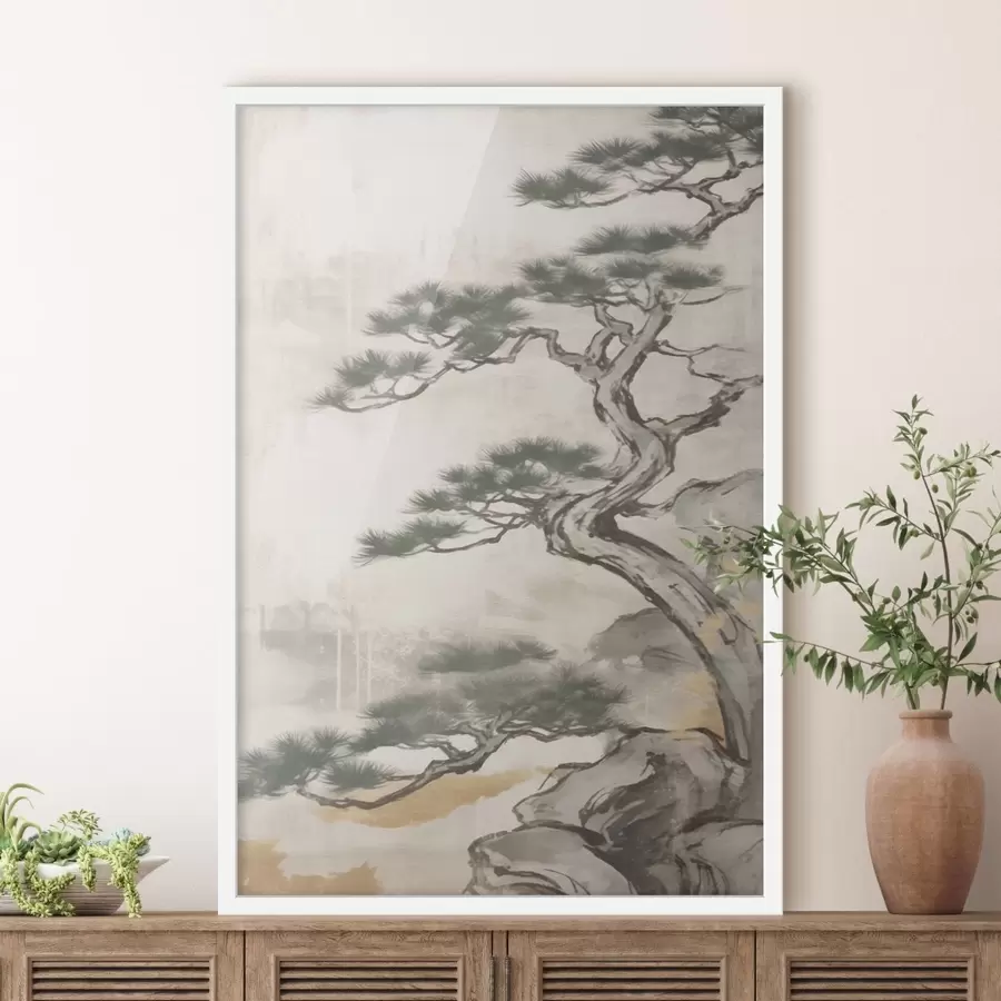 murales de pared Bonsái japonés f43238