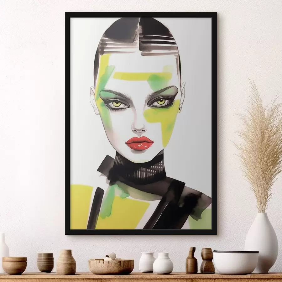 murales de pared Modelo de moda  f43494