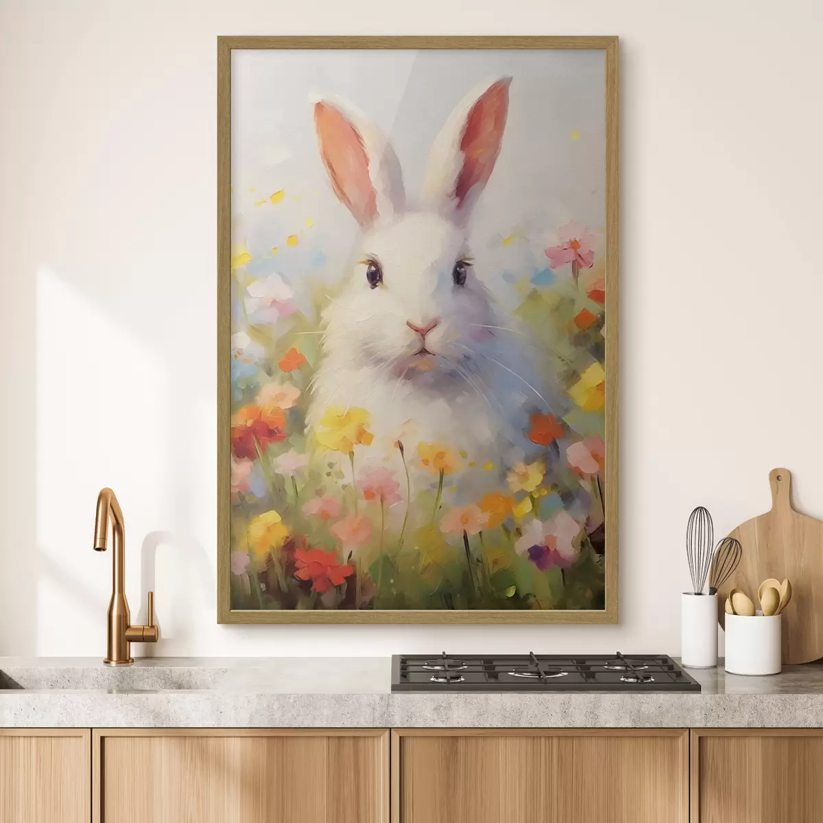 Poster Conejo blanco f43239