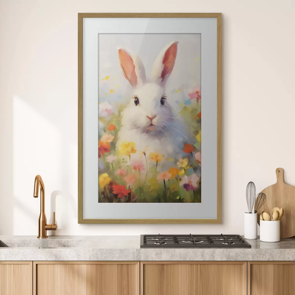 Poster Conejo blanco f43239