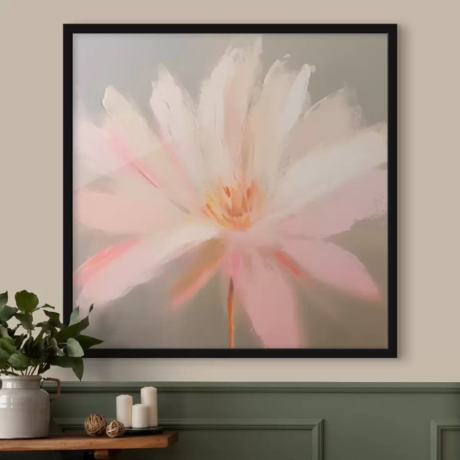 murales de pared Flor rosa f43242