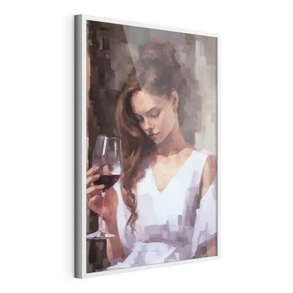 Poster Chica con un vaso f43939