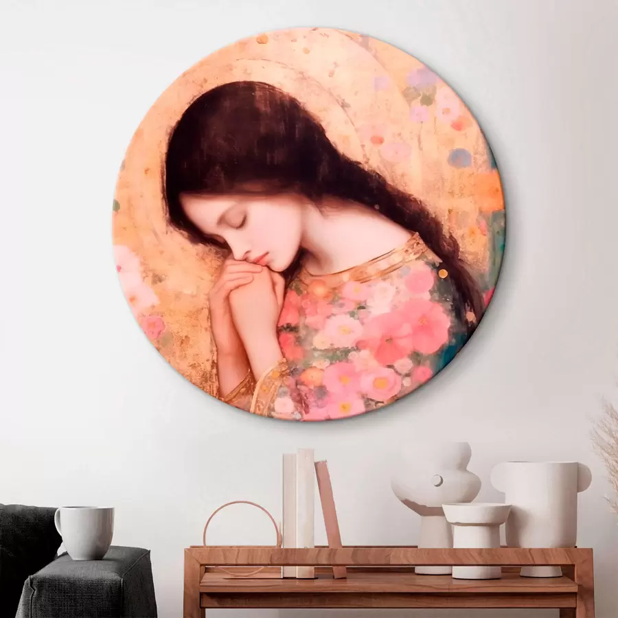 murales de pared Chica tierna r43237