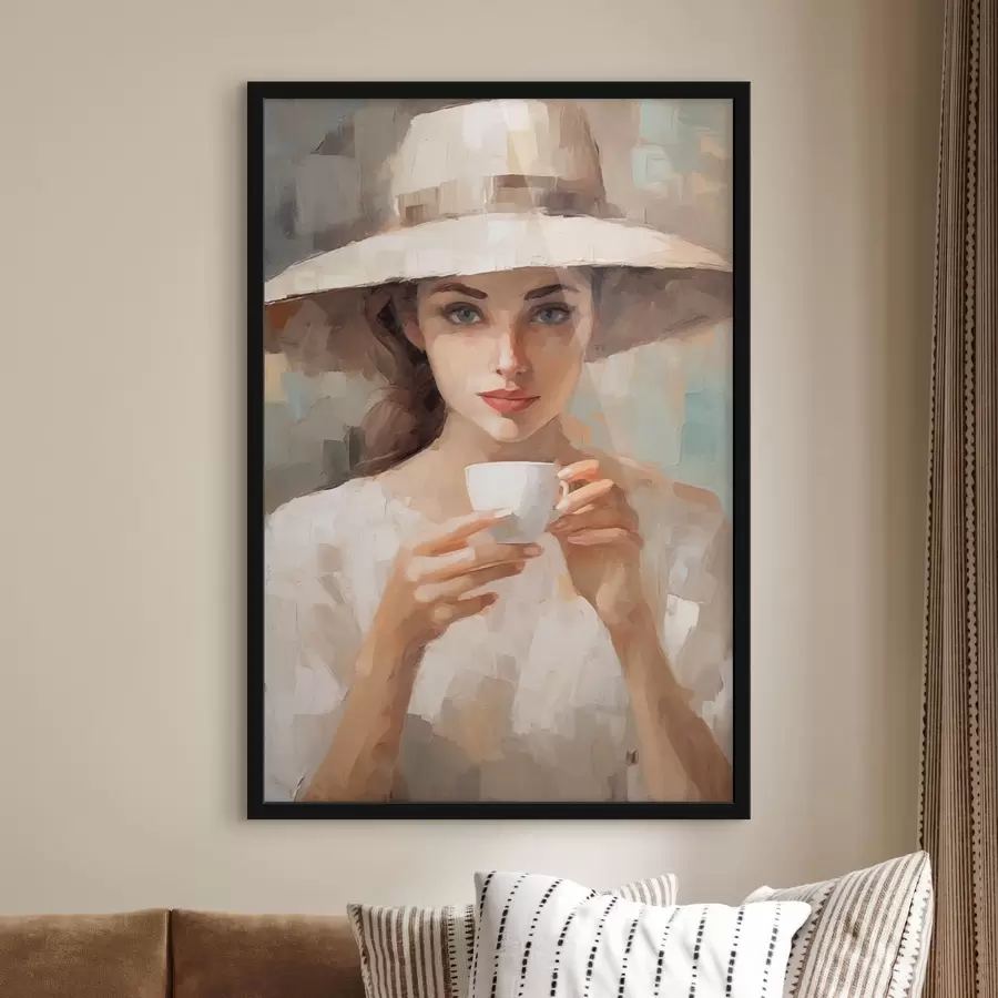 murales de pared Chica vintage f43938