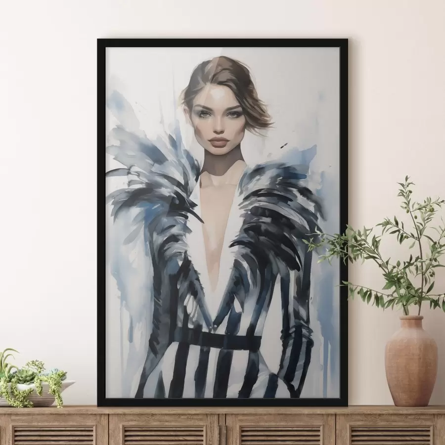 murales de pared Moda para chicas con estilo f43492