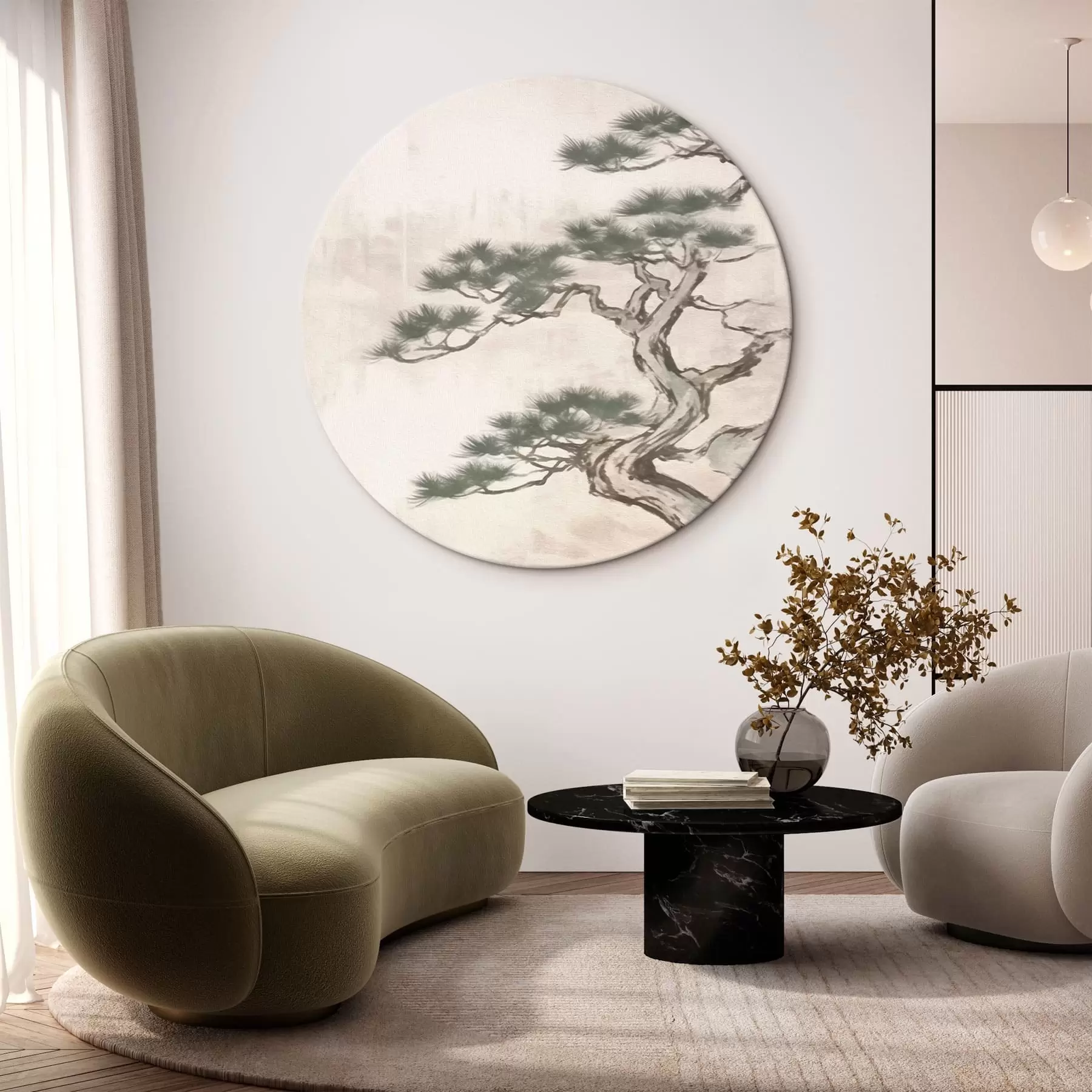 murales de pared Bonsái japonés r43238