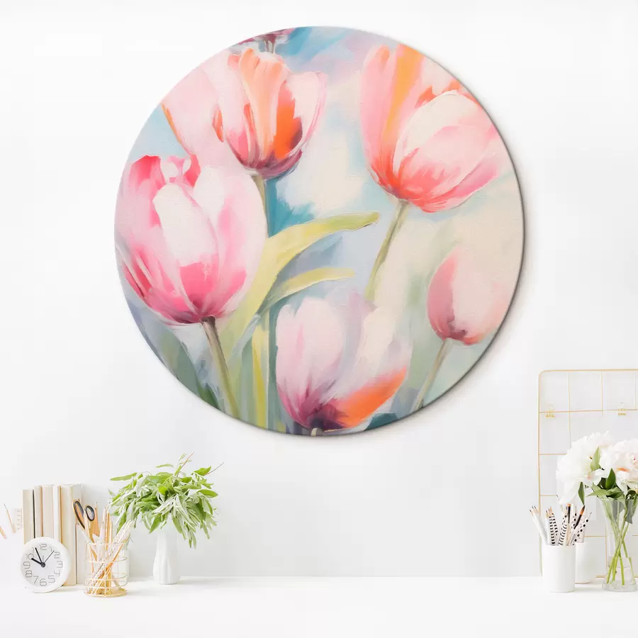 murales de pared Flores de tulipán r43477