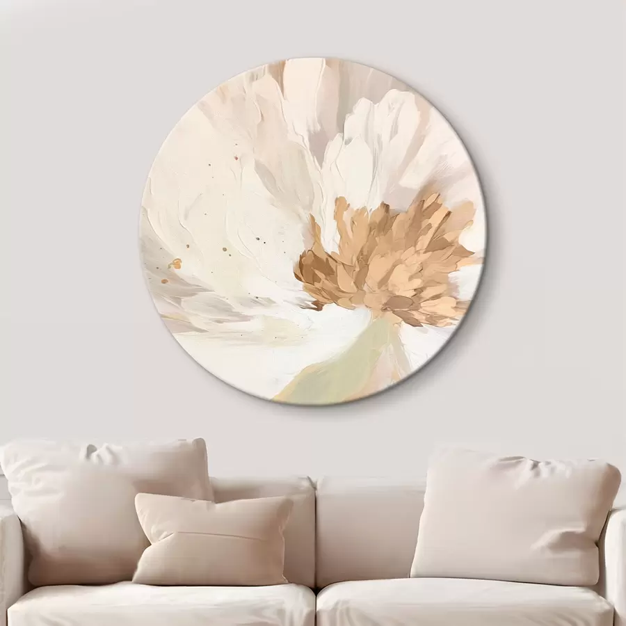 murales de pared flor blanca r43244