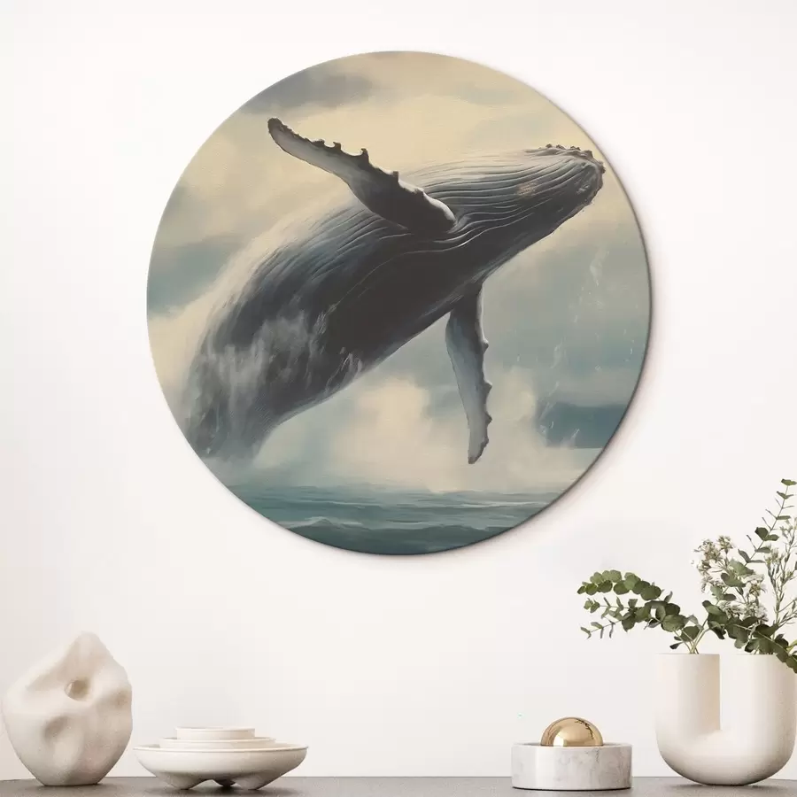 murales de pared Ballena y océano r43217