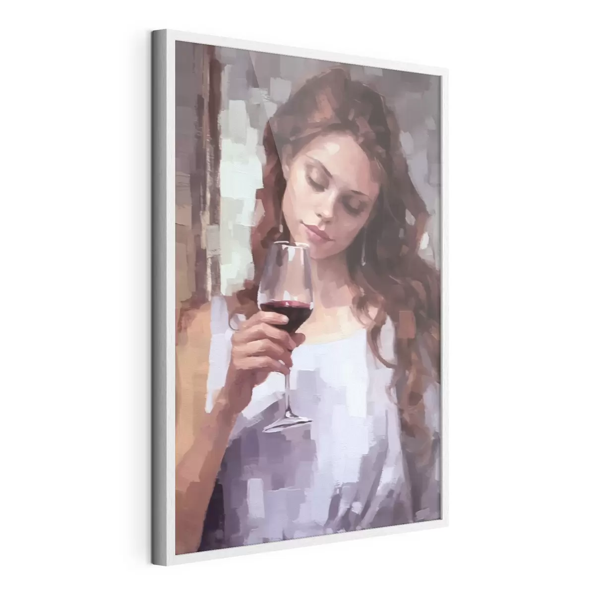 Poster Chica con vino f43936