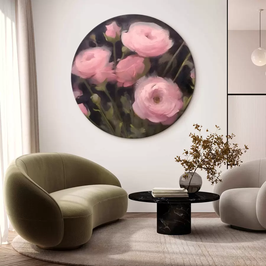 murales de pared Flores rosas r43221