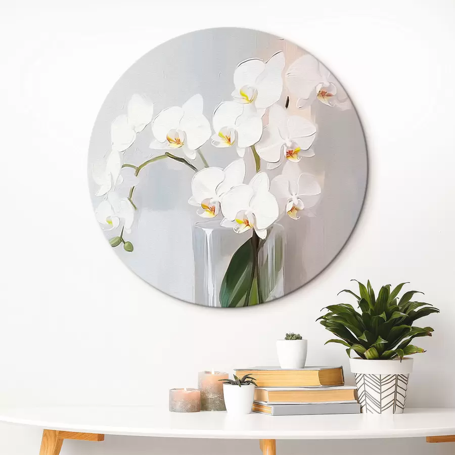 murales de pared Orquídea blanca r43252