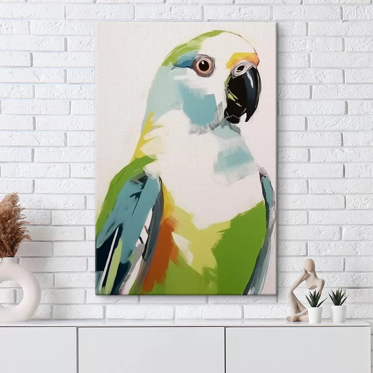 murales de pared Loro tropical s43931