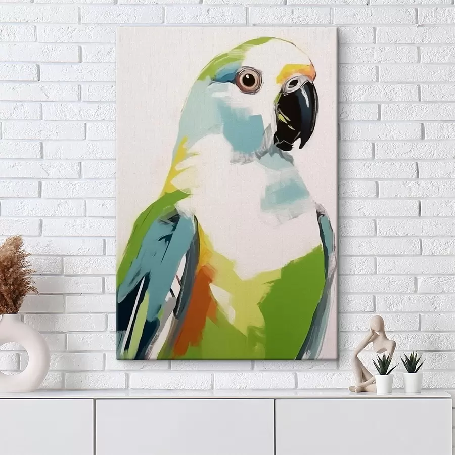 murales de pared Loro tropical s43931