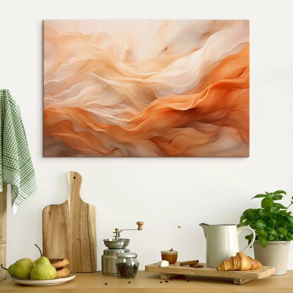 murales de pared Pintura abstracta en estilo acuarela s43474