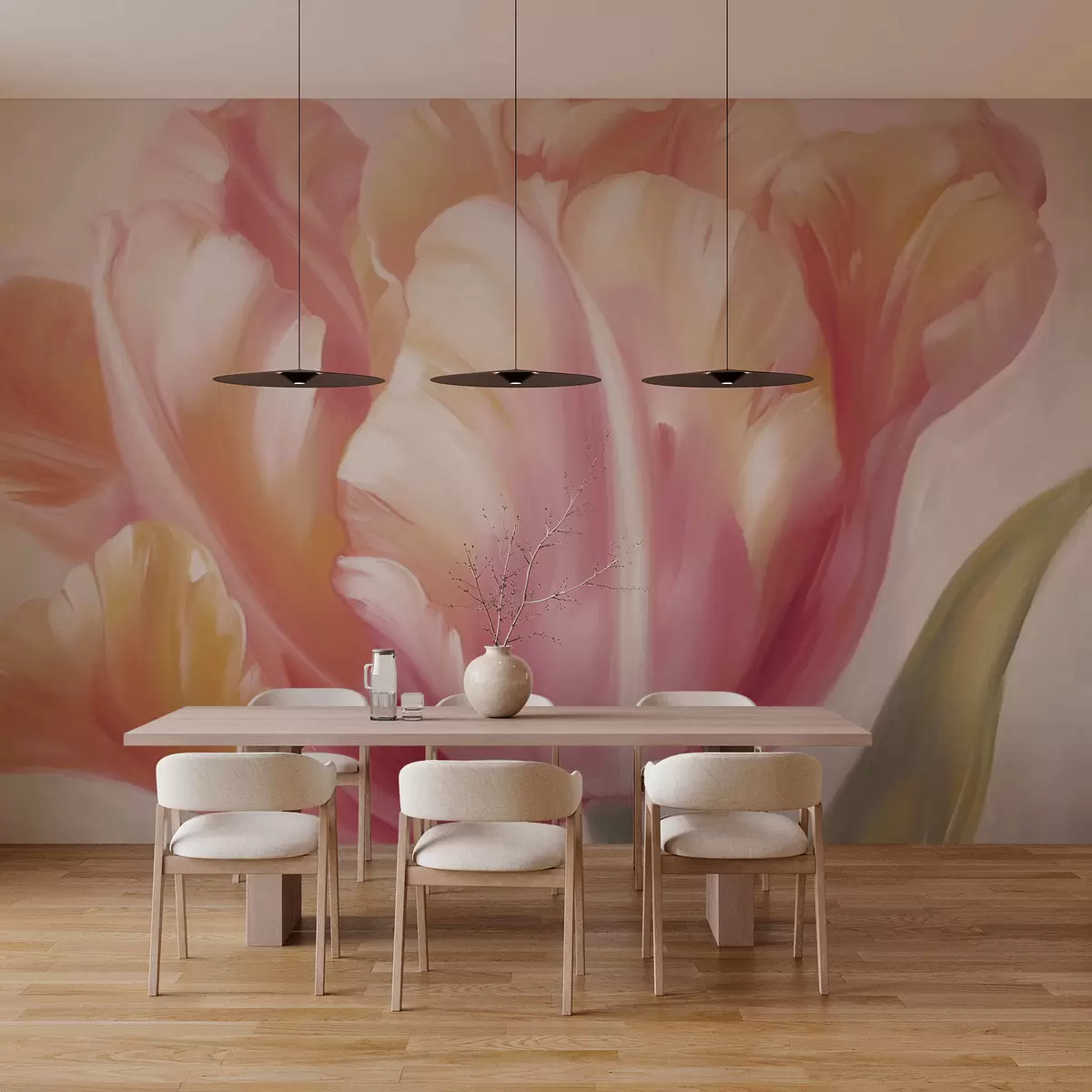 murales de pared Flor de tulipán grande w03637