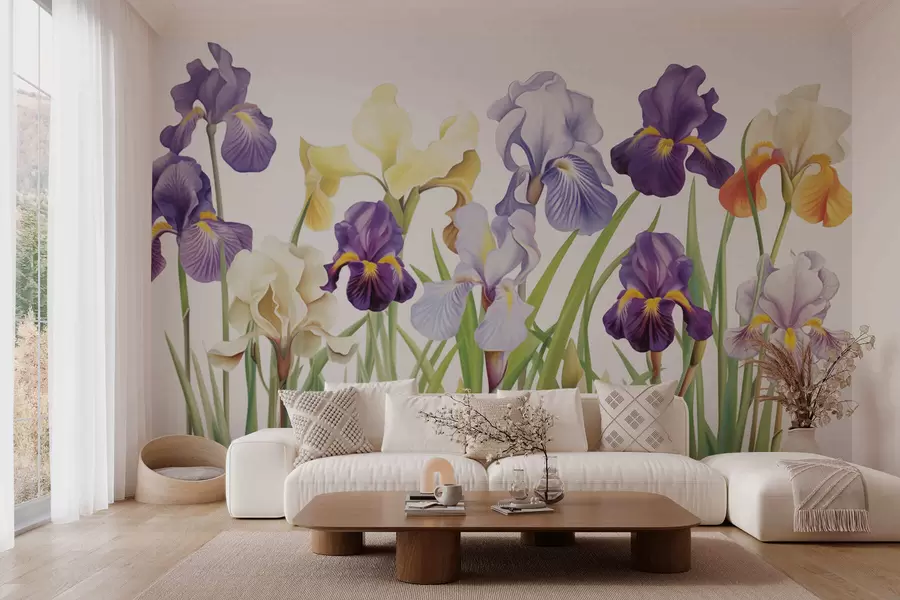 murales de pared Flores de lirio w03641