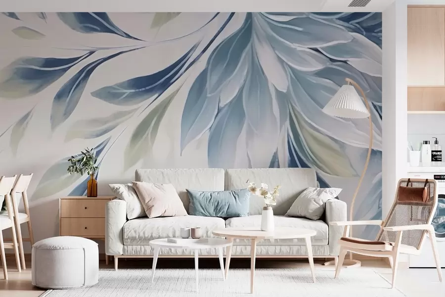 murales de pared Hojas abstractas w03593