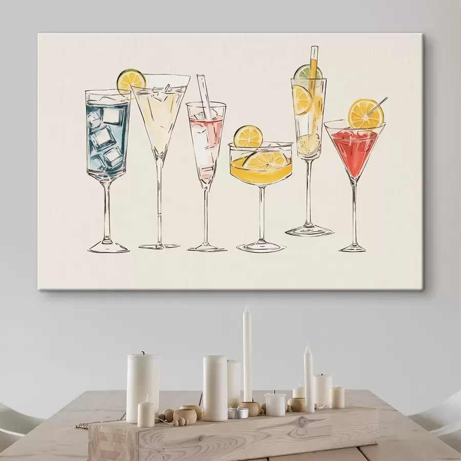 murales de pared Cócteles y bebidas s43962