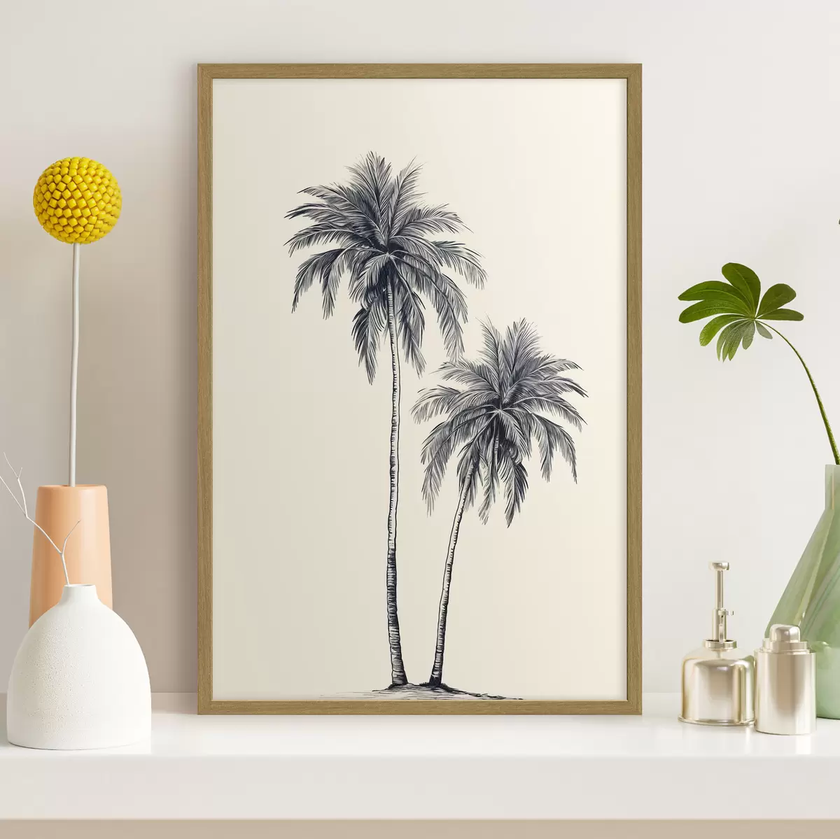 Poster Palmeras minimalismo f43956