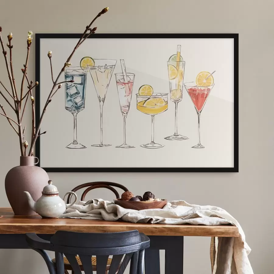 murales de pared Cócteles y bebidas f43962