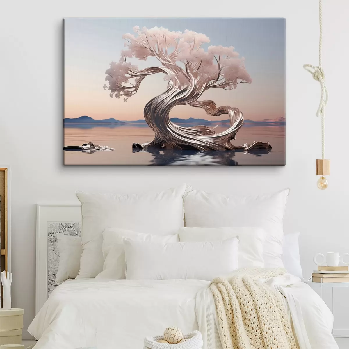 murales de pared Metal madera s43945