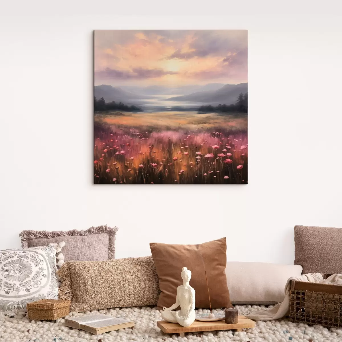 murales de pared Campo de flores s43950