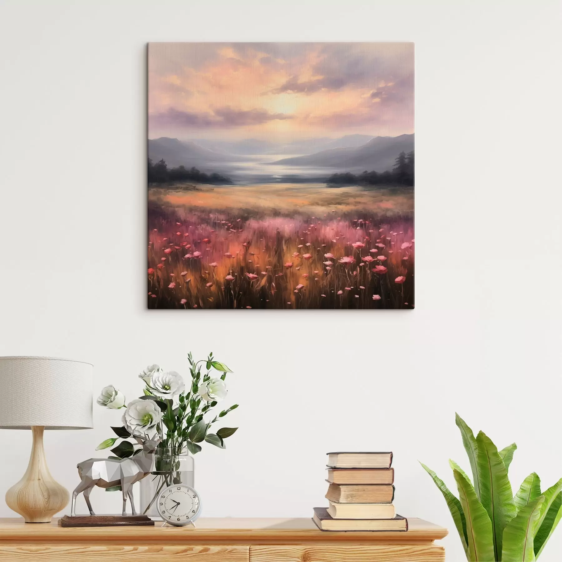 murales de pared Campo de flores s43950