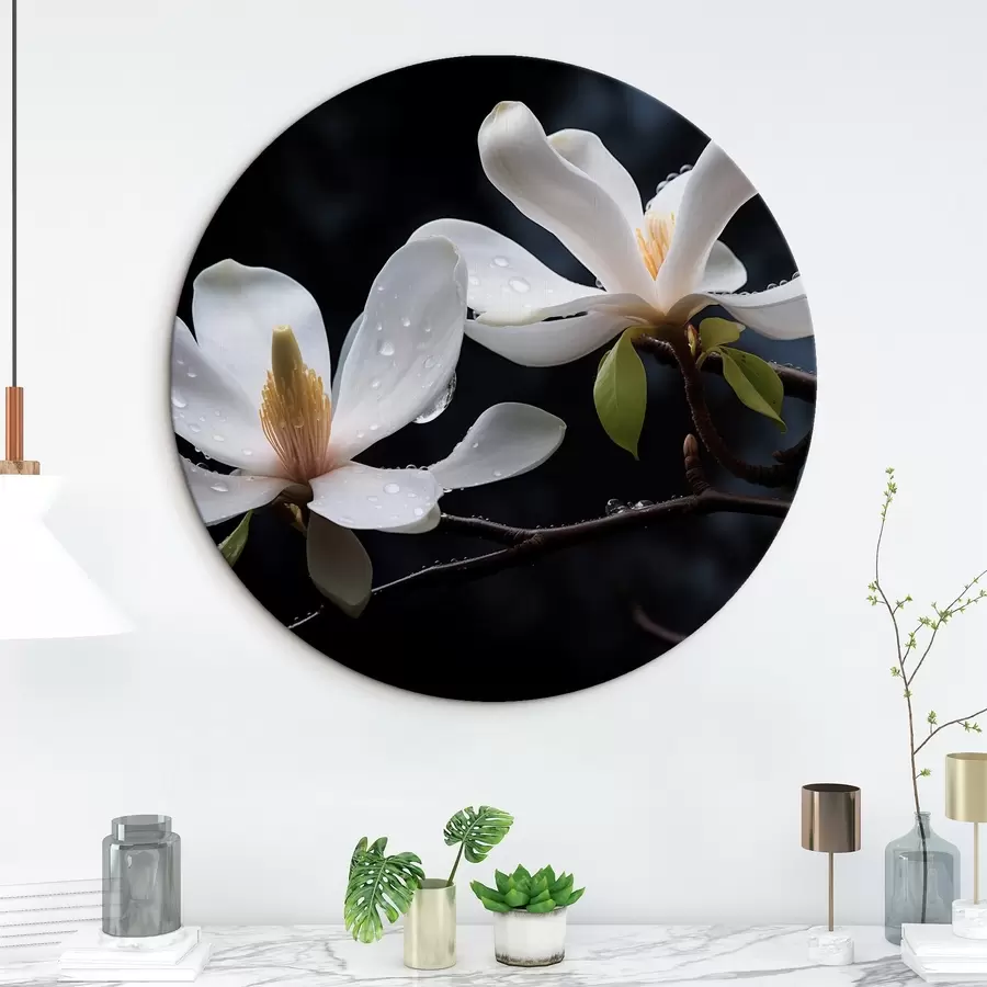 murales de pared Flores en las ramas r43951