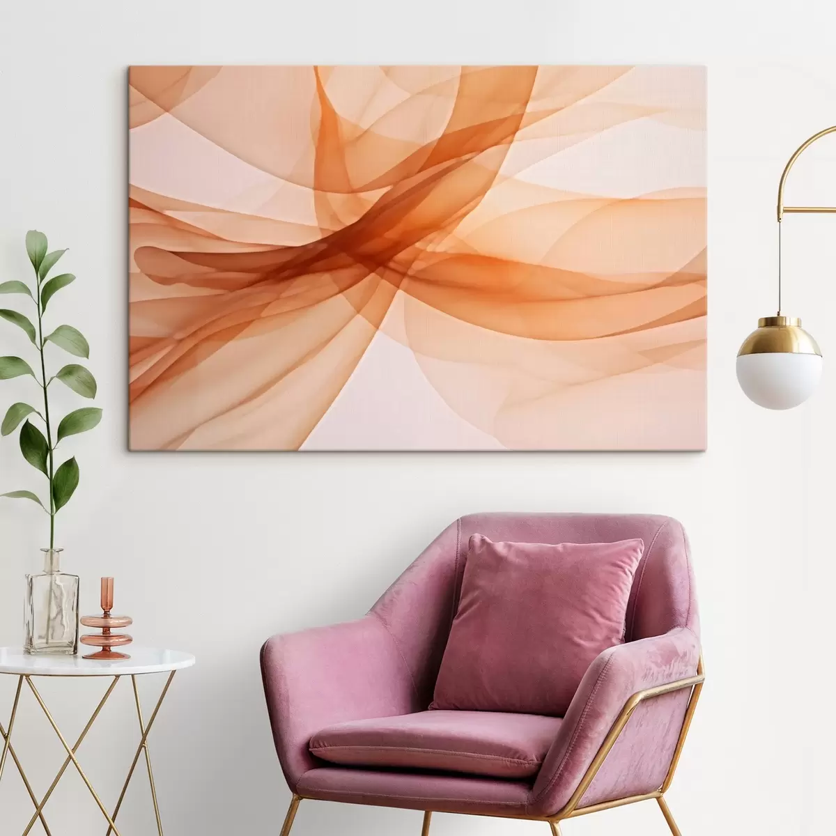 murales de pared Ondas transparentes s43986