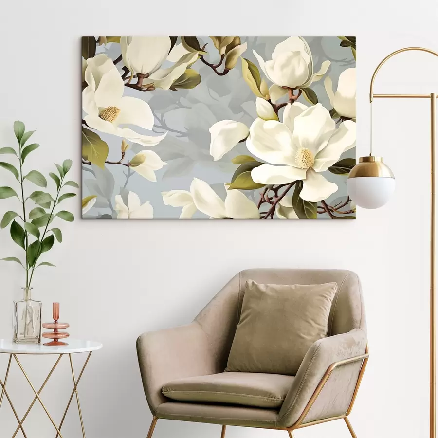 murales de pared Magnolias blancas s43990