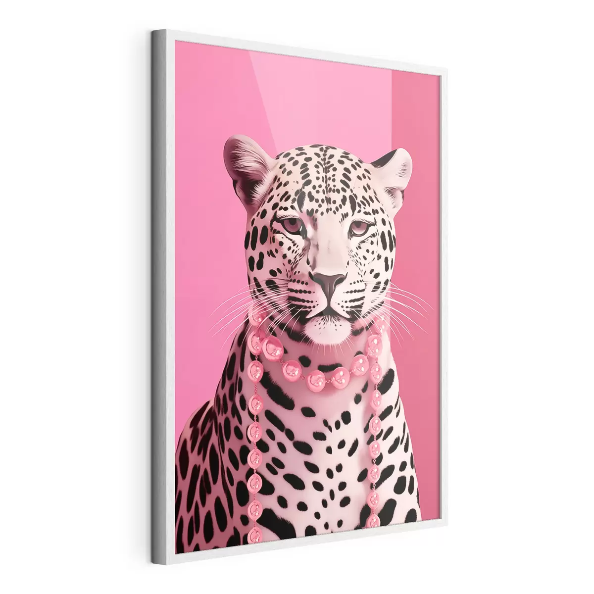 Poster Leopardo en rosa f43976