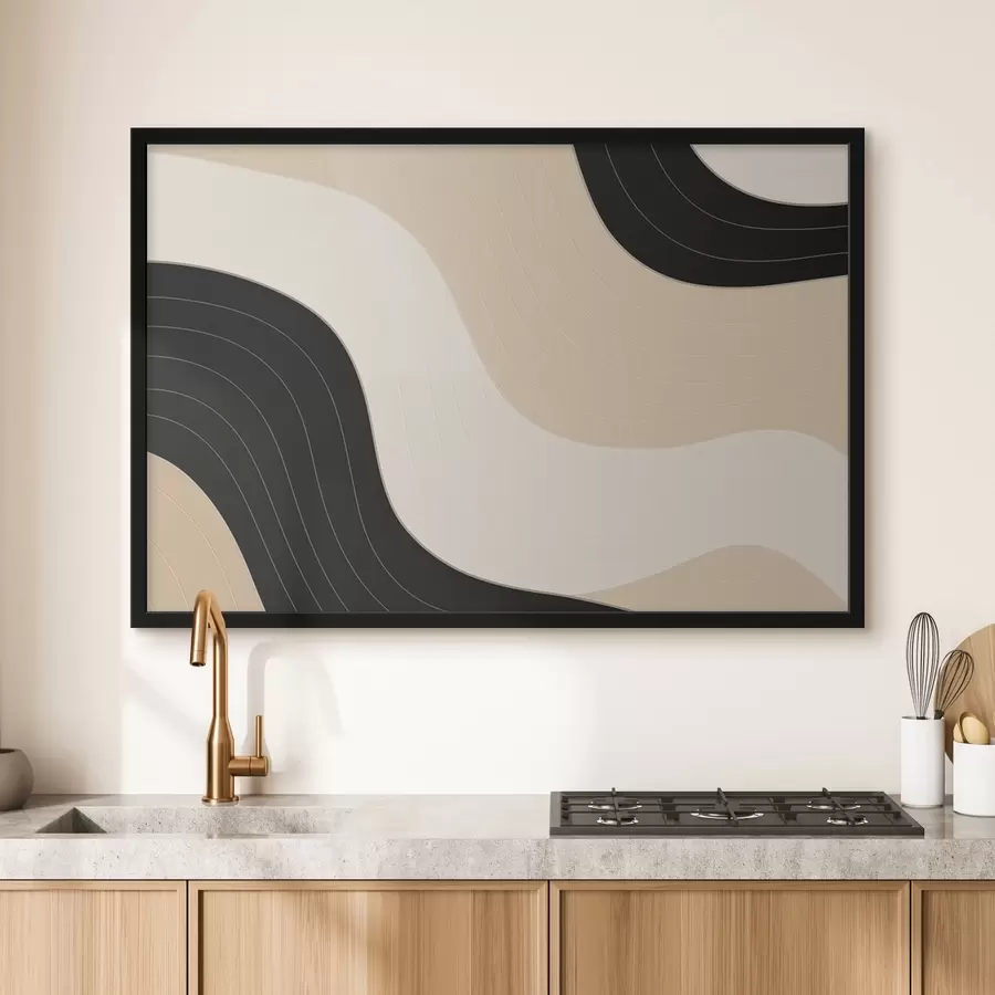 murales de pared Ondas abstractas f43981