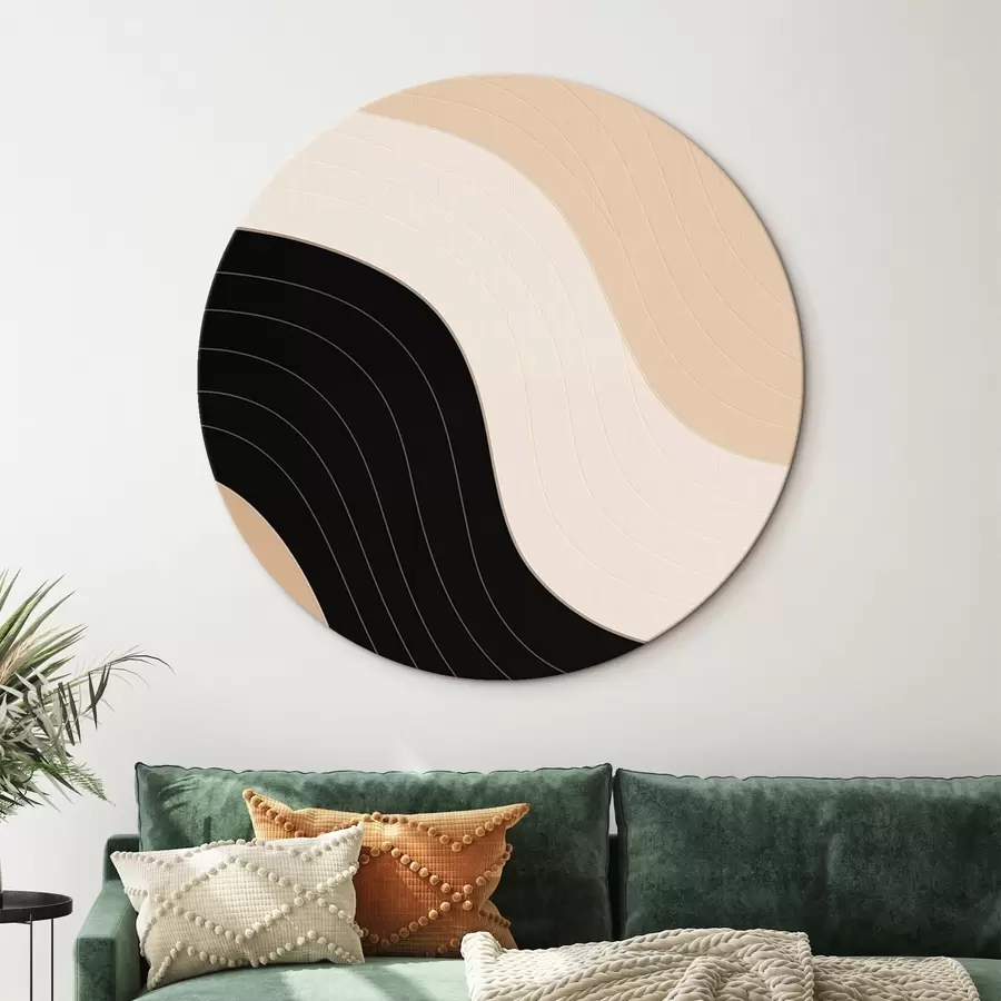 murales de pared Ondas abstractas r43981