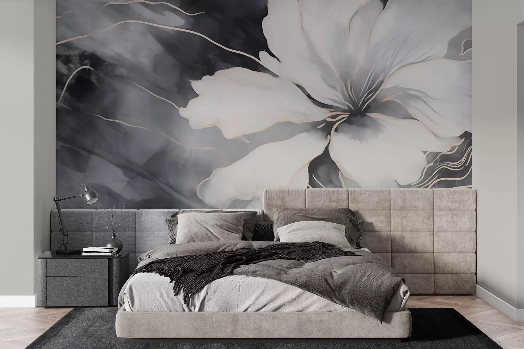 murales de pared Flor grande w03684