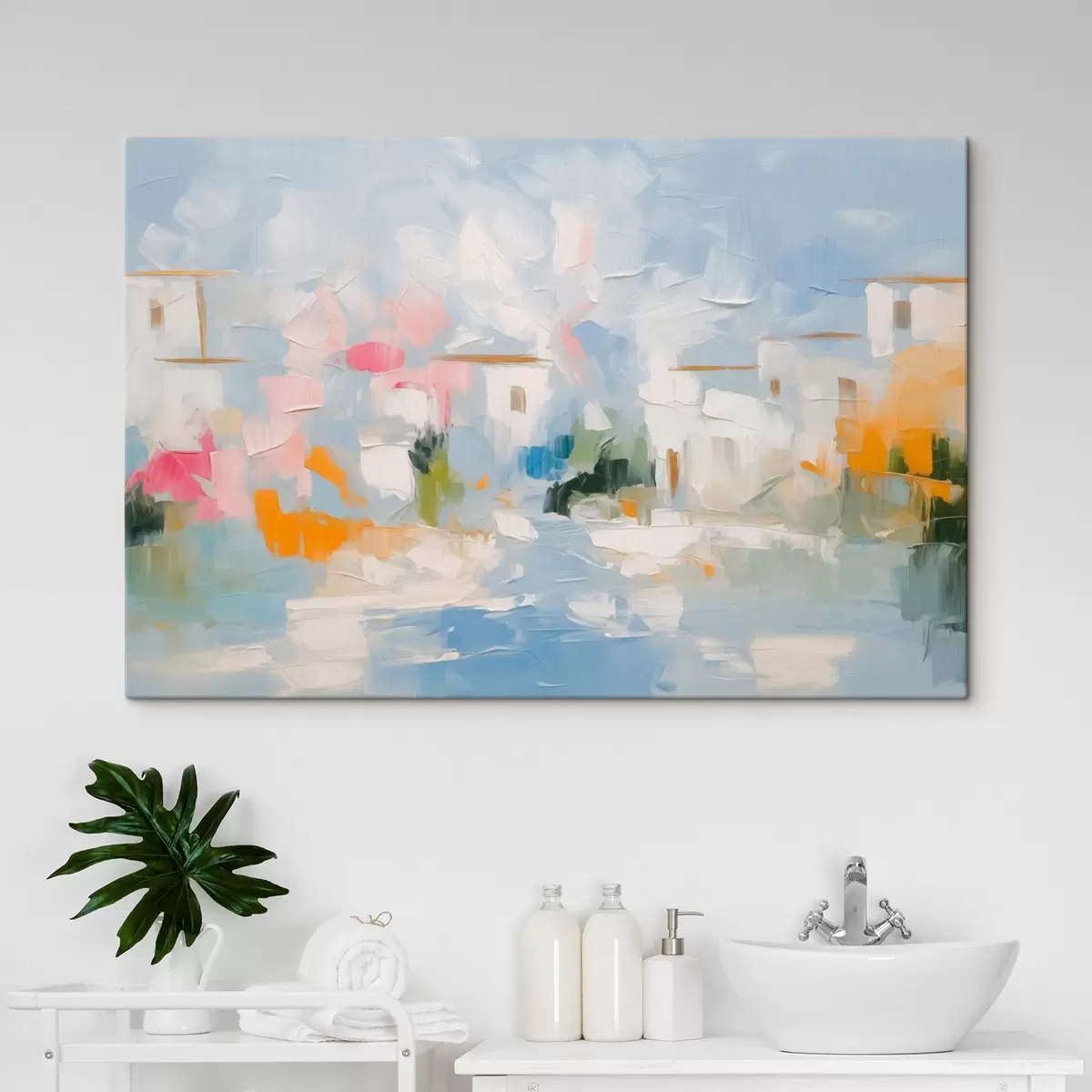 murales de pared Casas abstractas s44048