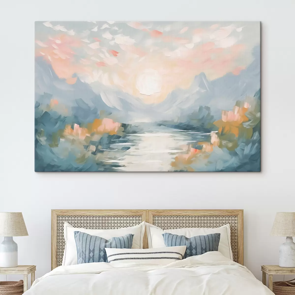 murales de pared Abstracción de las montañas s44052