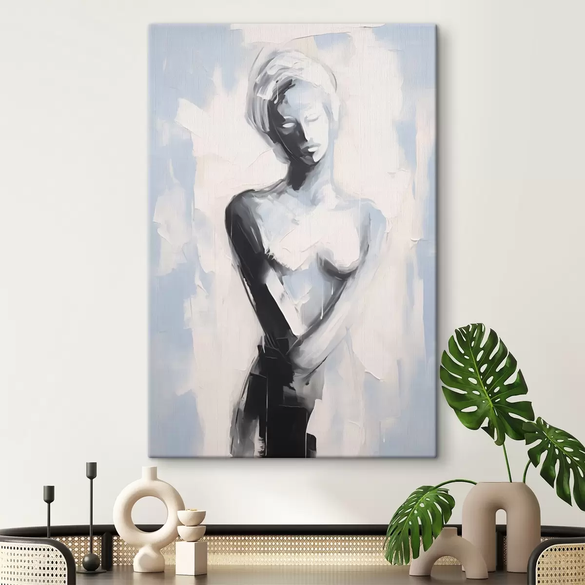 murales de pared Mujer abstracta s44054
