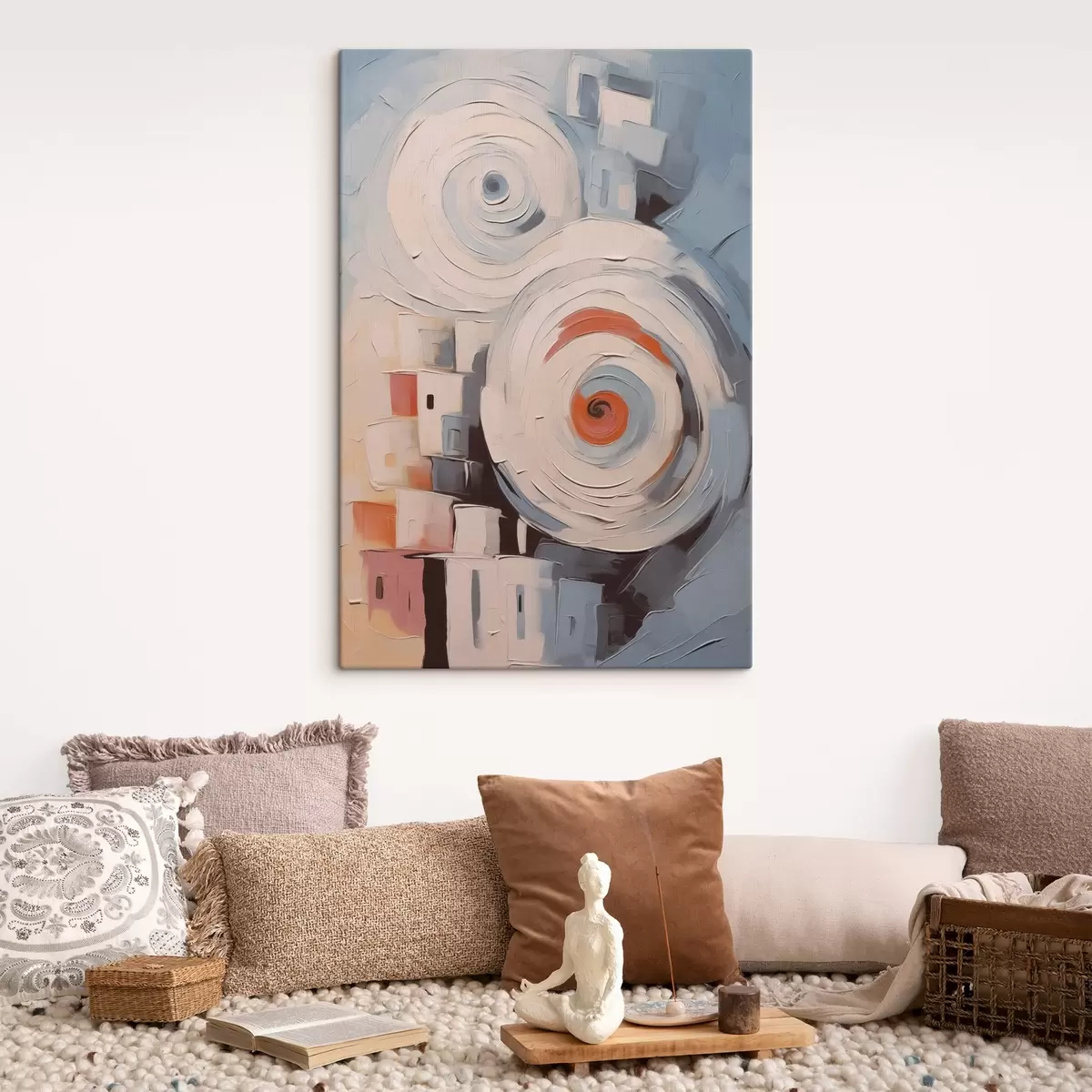 murales de pared Casas urbanas abstractas s44056