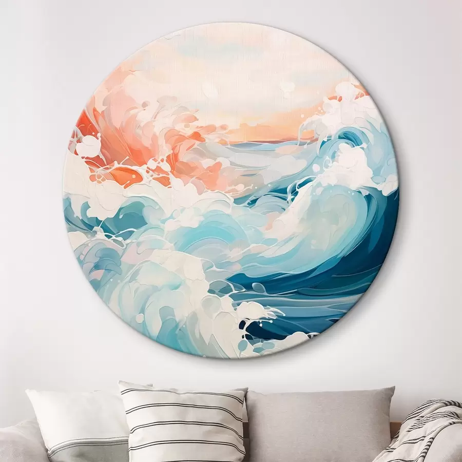 murales de pared Olas en el mar r44038
