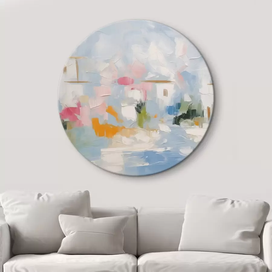 murales de pared Casas abstractas r44048