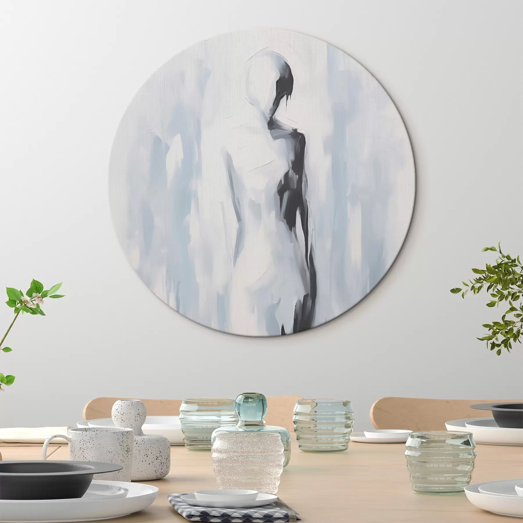 murales de pared Silueta abstracta r44049