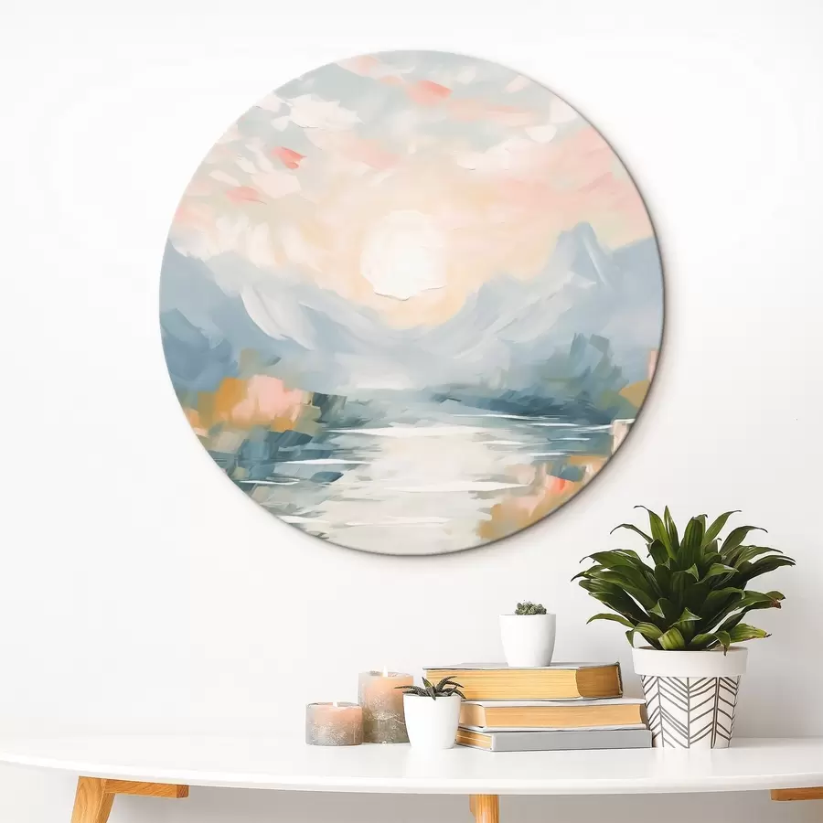 murales de pared Abstracción de las montañas r44052