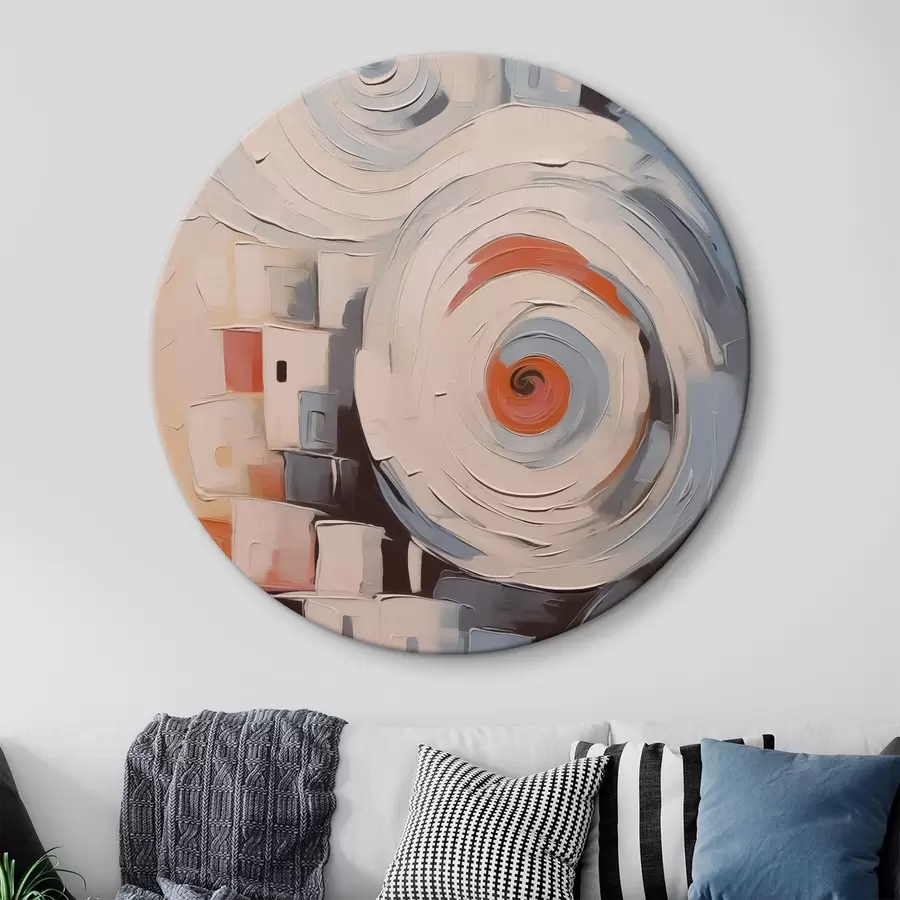 murales de pared Casas urbanas abstractas r44056