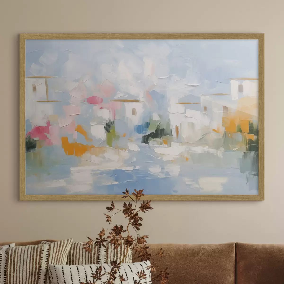 Poster Casas abstractas f44048