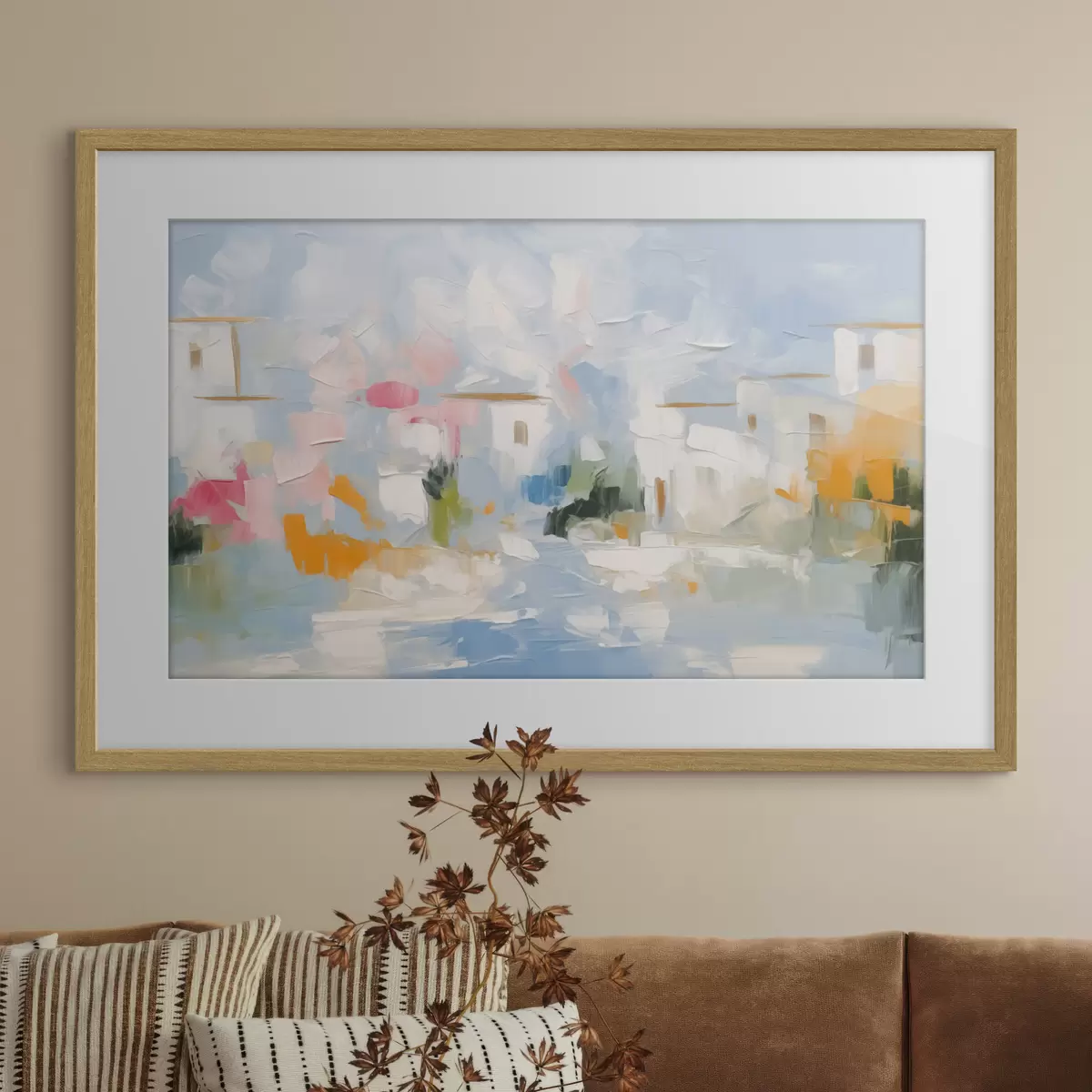 Poster Casas abstractas f44048