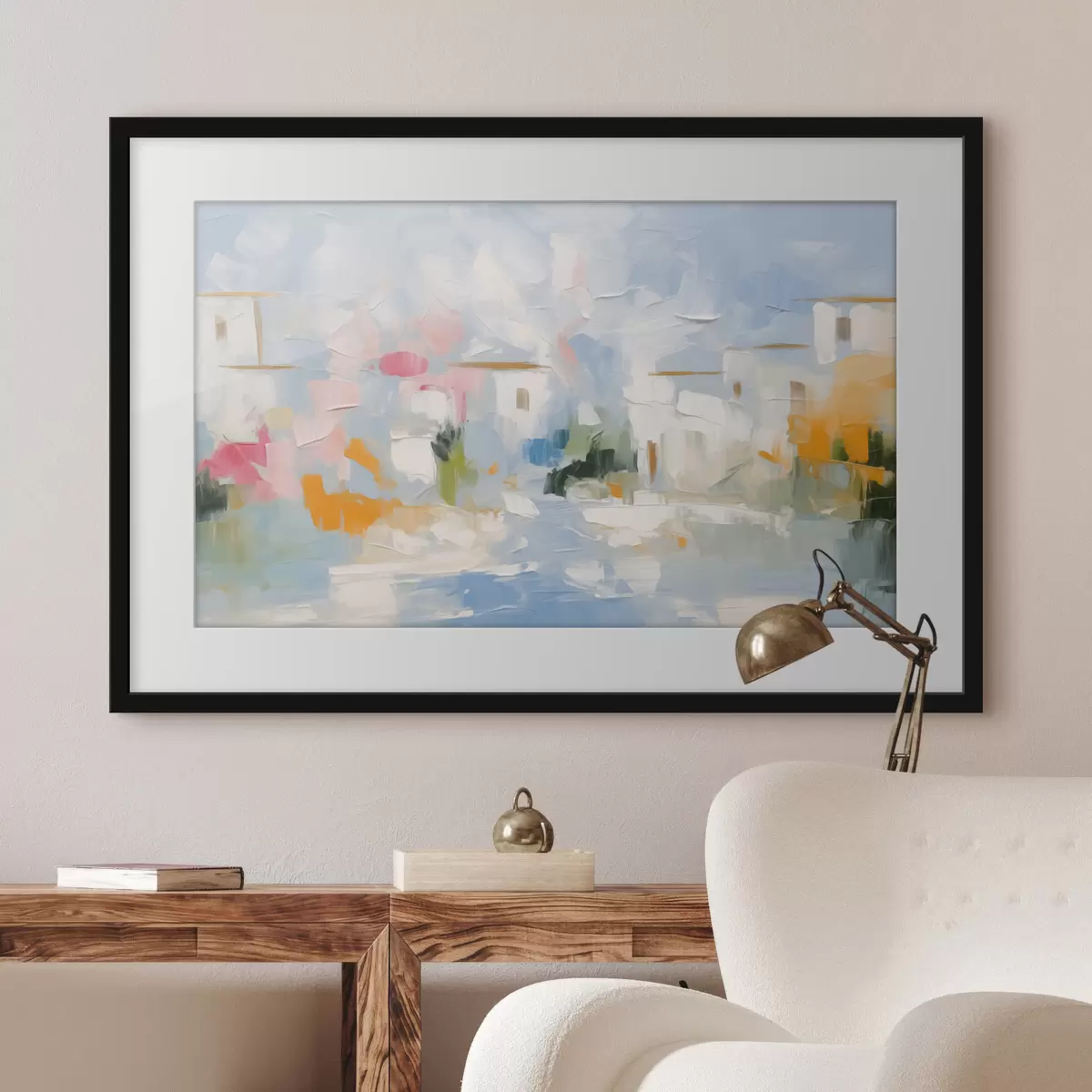 Poster Casas abstractas f44048